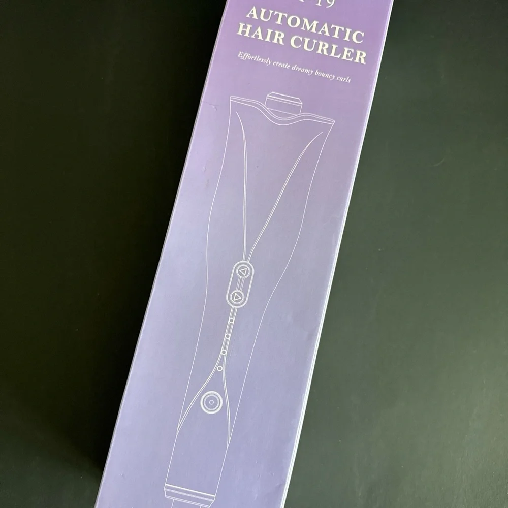 UNOPENED SuperDuomishu C1-19 Automatic Curling Iron, 1 barrel w/4 Temp Up to 430 - Picture 7 of 8